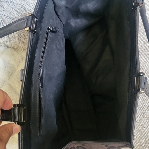 GUCCI Handbag Tote Bag Jackie GG Canvas.. Authentic - Picture 7 of 13